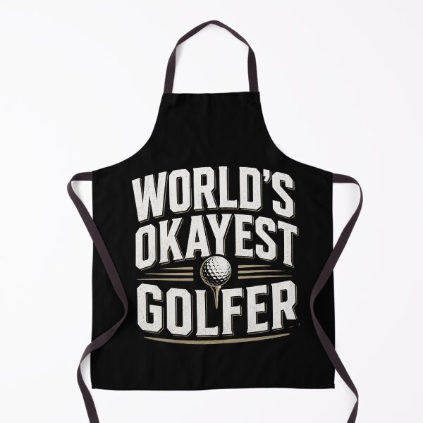 Item preview, World's Okayest Golfer Funny Golf Player Humor Gift Design designed and sold by msaloyach.