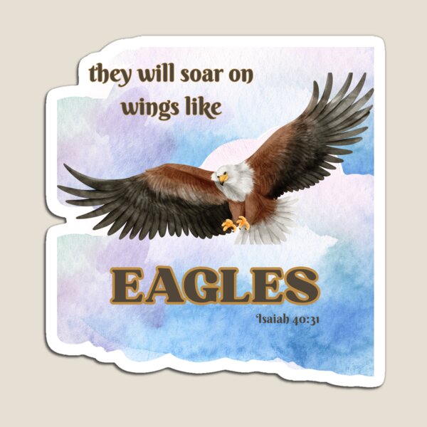 Artikelvorschau, Isaiah 40:31 Eagle Christian Design | They Will Soar on Wings Like Eagles | Inspirational Bible Verse | Faith-Based Christian Gift entworfen und verkauft von PureHopeStudio.