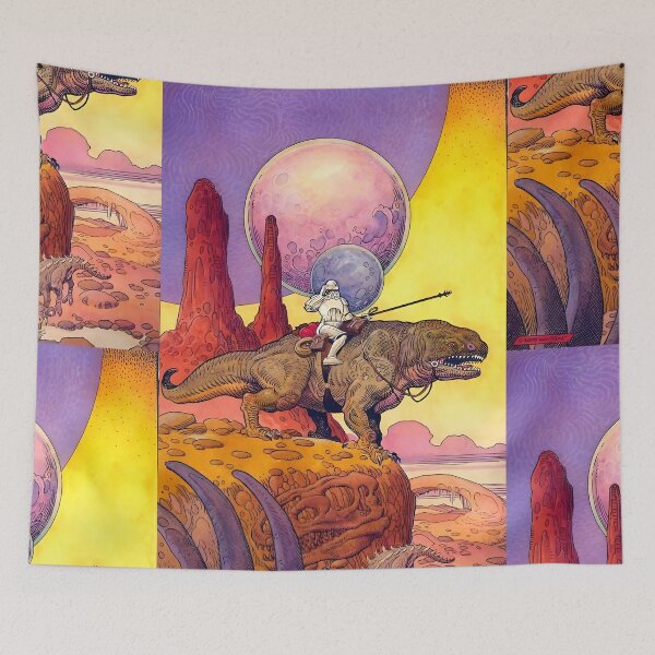 Item preview, Stormtrooper riding a Dewback designed and sold by Abeshinobi.
