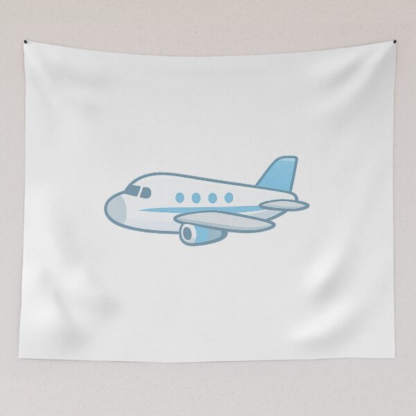 Item preview, Cute Minimalist Airplane Doodle designed and sold by Stick It Wear It.