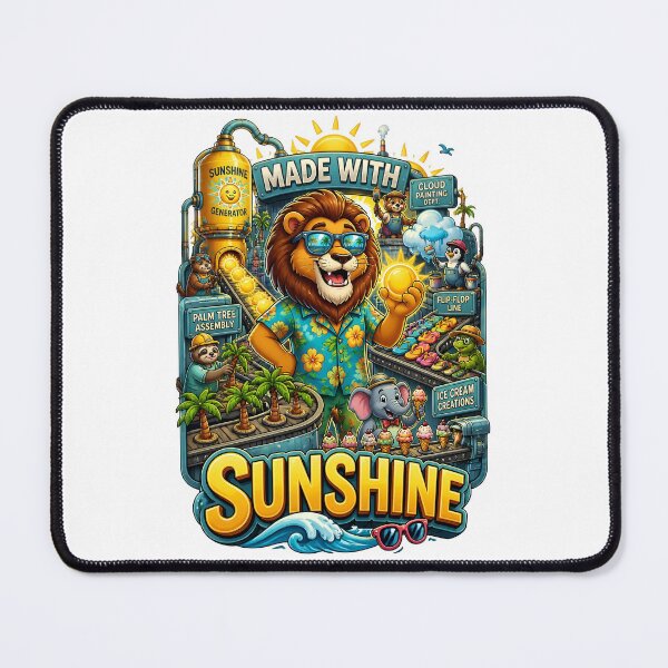 Item preview, Made With Sunshine Lion Factory designed and sold by Sovereign Supply Co..