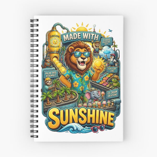 Item preview, Made With Sunshine Lion Factory designed and sold by Sovereign Supply Co..