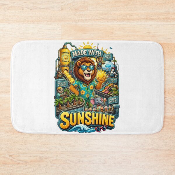 Item preview, Made With Sunshine Lion Factory designed and sold by Sovereign Supply Co..