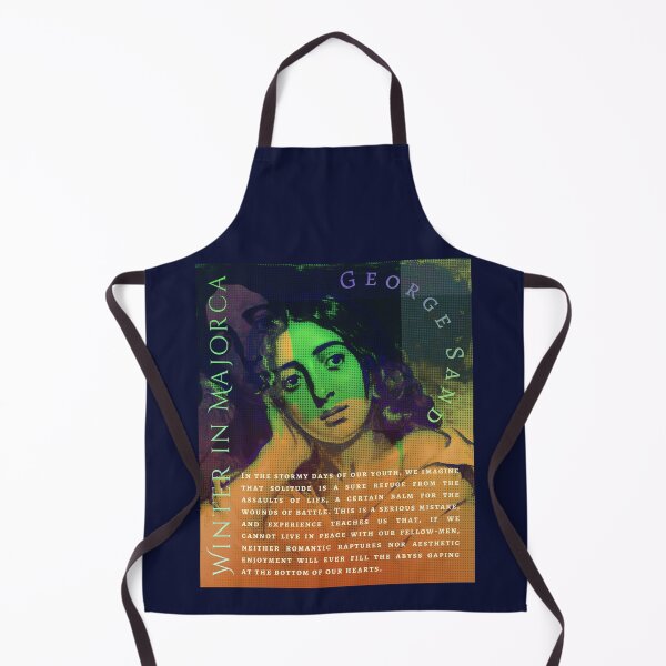 Item preview, George Sand quote: In the stormy days of our youth, we imagine that solitude is a sure refuge from the assaults of life, a certain balm for the wounds of battle. designed and sold by artbleed.