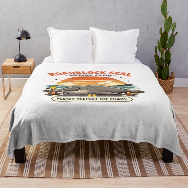 Item preview, Roadblock Seal Social Club Funny Coastal Animal designed and sold by Concrete Coffee Studio.