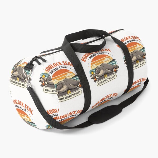 Item preview, Roadblock Seal Social Club Funny Coastal Animal designed and sold by Concrete Coffee Studio.