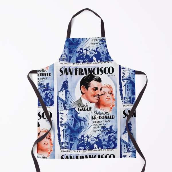 Item preview, Vintage San Francisco Movie Poster | Clark Gable & Jeanette MacDonald Art | 1936 Film | Art Deco Style | Classic Hollywood designed and sold by artofuniverse.