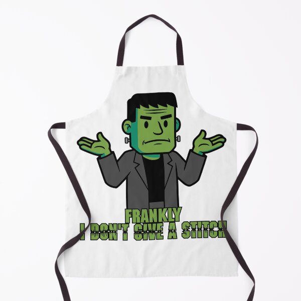 Item preview, Frankly I Don't Give A Stitch Funny Frankenstein Halloween Shrug designed and sold by Chrono Design Workx.
