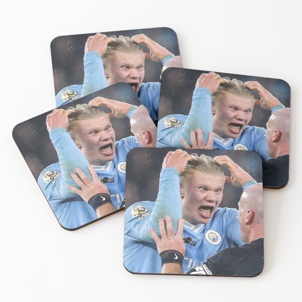 Item preview, Funny Erling Haaland Crashing Out Meme Norway Soccer  designed and sold by OMITTEROMINOUS.