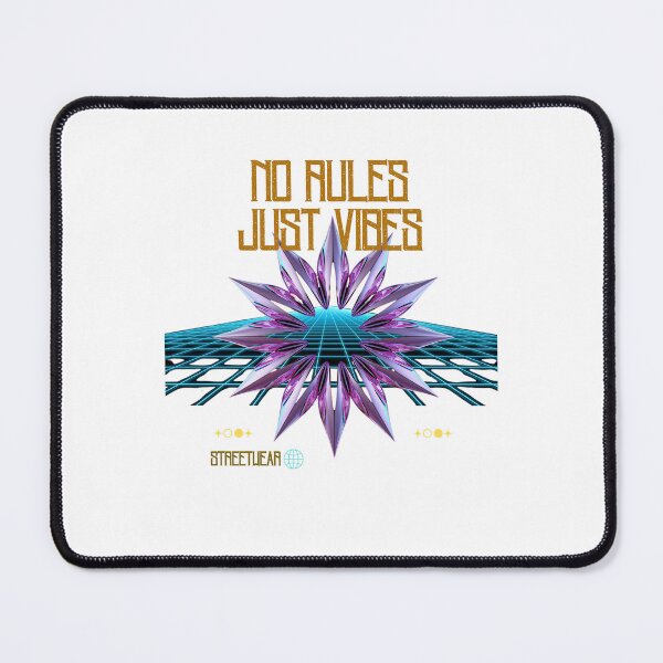 Item preview, Grunge Cyber Graphic T-Shirt - No Rules Just Vibes designed and sold by RadiantReza.