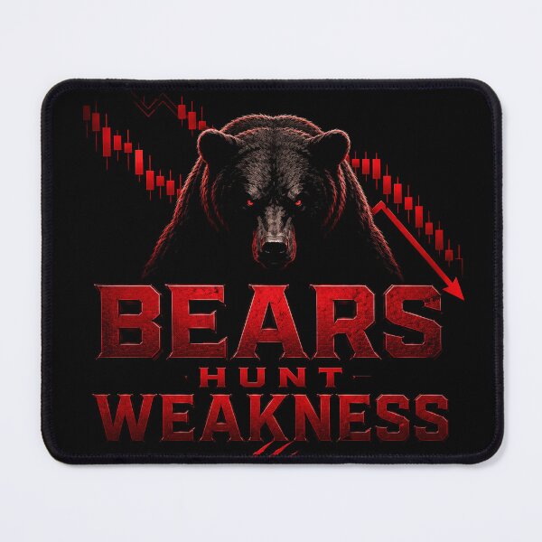Item preview, Bears Hunt Weakness Bear Market Trading Gift designed and sold by PipForgeStudio .