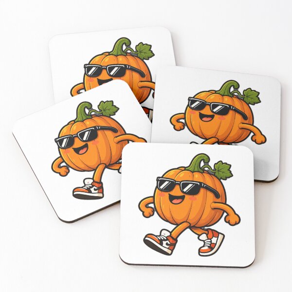 Item preview, Cool Pumpkin with Sunglasses - Funny Halloween Cartoon Design designed and sold by TTStudio.