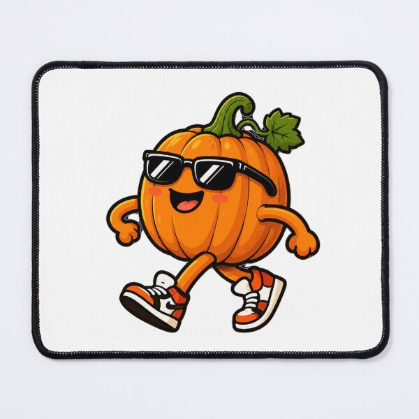 Item preview, Cool Pumpkin with Sunglasses - Funny Halloween Cartoon Design designed and sold by TTStudio.