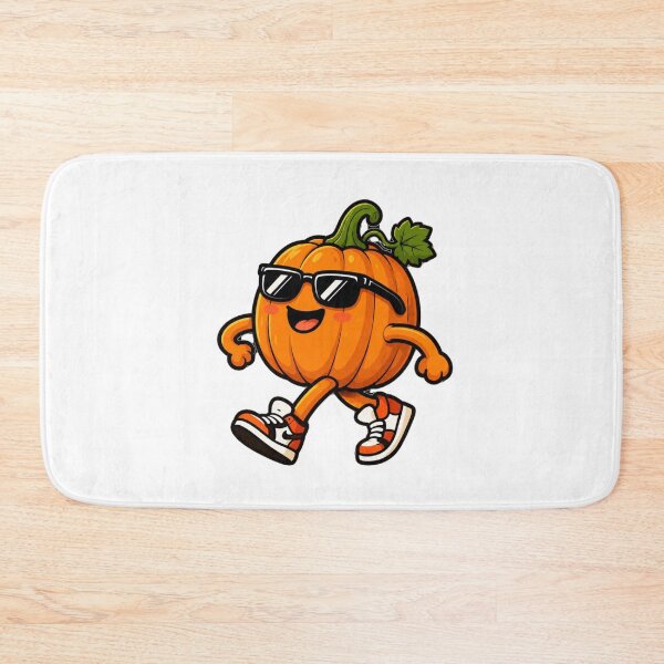 Item preview, Cool Pumpkin with Sunglasses - Funny Halloween Cartoon Design designed and sold by TTStudio.