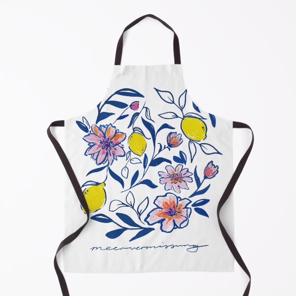 Item preview, Longing for the Sea – Lemons & Blossoms Illustration designed and sold by Jules-fine-art.