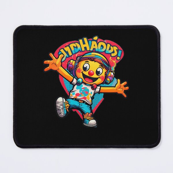 Item preview, Cartoon DJ Happy Vibe designed and sold by MinimalistSet.