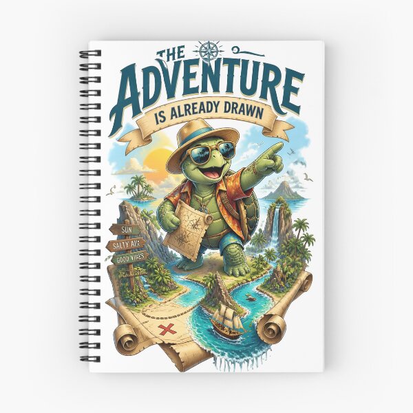 Item preview, The Adventure Is Already Drawn Turtle designed and sold by Sovereign Supply Co..