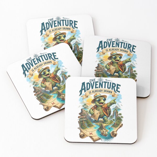 Item preview, The Adventure Is Already Drawn Turtle designed and sold by Sovereign Supply Co..
