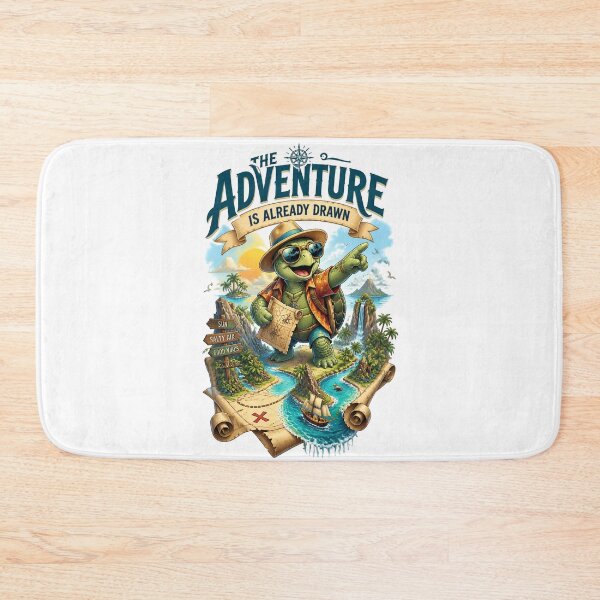Item preview, The Adventure Is Already Drawn Turtle designed and sold by Sovereign Supply Co..