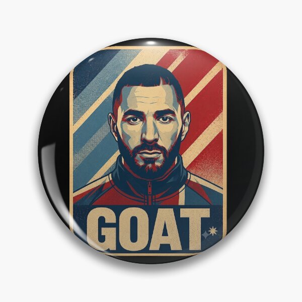 Item preview, Karim Benzema - G.O.A.T Typography designed and sold by delacerdaan.