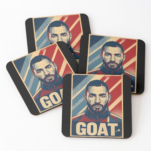 Item preview, Karim Benzema - G.O.A.T Typography designed and sold by delacerdaan.