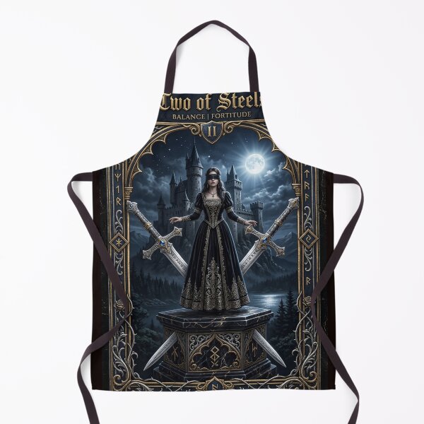 Item preview, Two of Steels-Two Cards designed and sold by Studio77-Gothic.