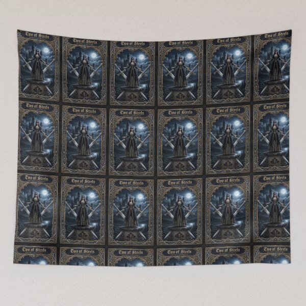 Item preview, Two of Steels-Two Cards designed and sold by Studio77-Gothic.