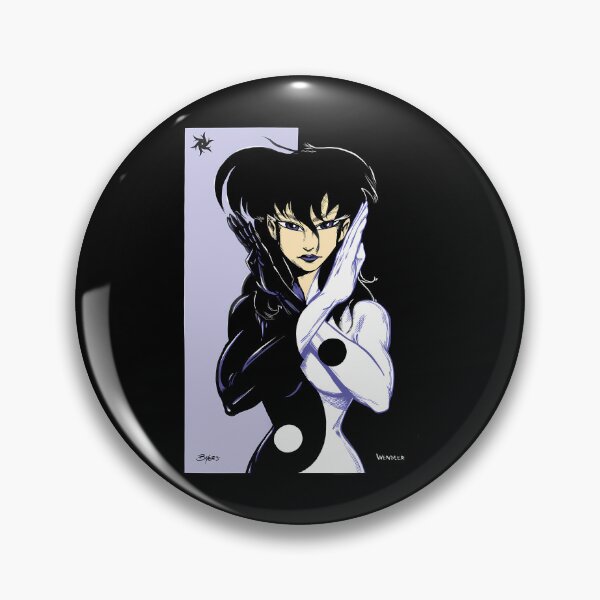 Item preview, Yin-Yang Shuriken Warrior Art designed and sold by MinimalistSet.