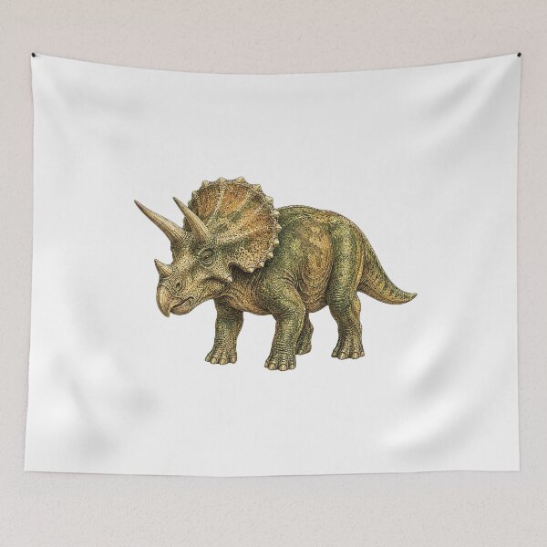 Item preview, Realistic Triceratops Dinosaur Illustration designed and sold by JasKei-Designs.