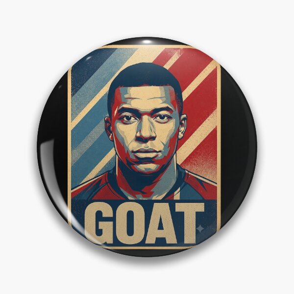 Item preview, Kylian Mbappe - G.O.A.T Typography designed and sold by delacerdaan.