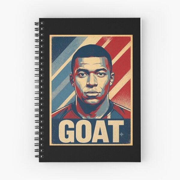 Item preview, Kylian Mbappe - G.O.A.T Typography designed and sold by delacerdaan.
