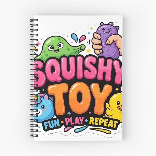Item preview, Needoh Squishy Toy Fun Play Repeat – Cute Kawaii Sensory Toy Sticker Design designed and sold by Bhaskar Digital Art.