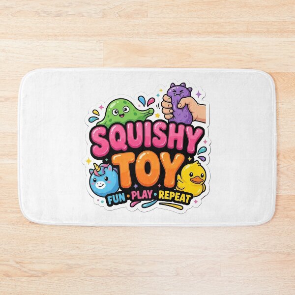 Item preview, Needoh Squishy Toy Fun Play Repeat – Cute Kawaii Sensory Toy Sticker Design designed and sold by Bhaskar Digital Art.
