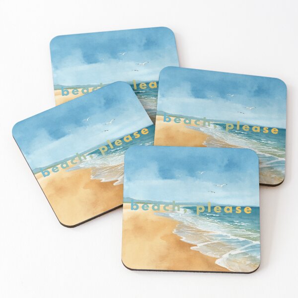 Item preview, Beach, Please designed and sold by TeeHee Puns.