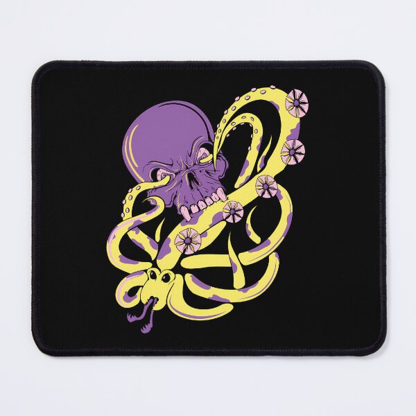 Item preview, Giant Monster Squid Eating Ship Sailor Skeleton Tattoo designed and sold by abdoMounaim.