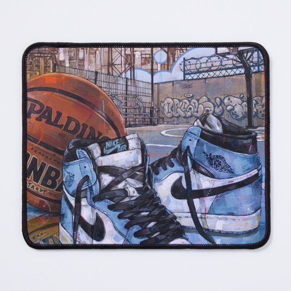 Item preview, Poster Jordan 1 Basketball University Blue designed and sold by grisellamarten.