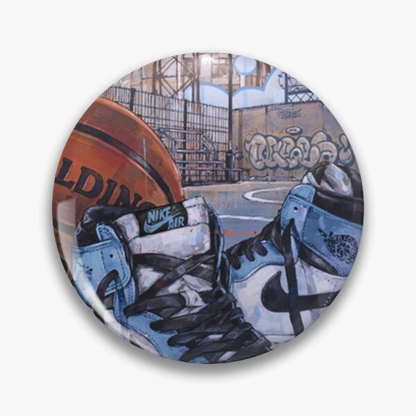 Item preview, Poster Jordan 1 Basketball University Blue designed and sold by grisellamarten.