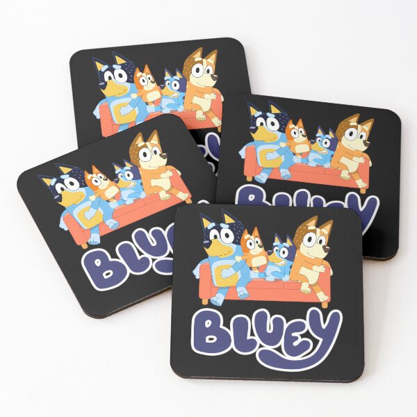 Item preview, Happy Blue Heeler Dog Family Dancing In Front Of Suburban House designed and sold by abdoMounaim.