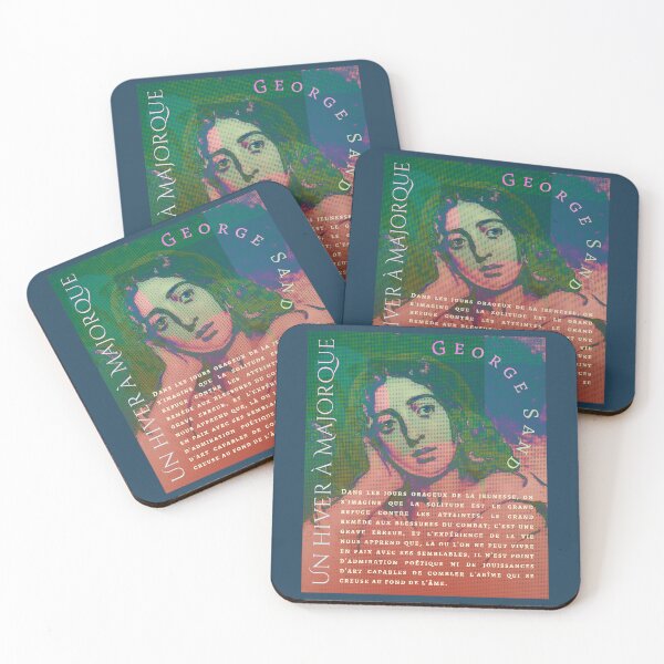 Item preview, George Sand quote: Dans les jours orageux de la jeunesse, on s'imagine que la solitude est le grand refuge contre les atteintes, le grand remède aux blessures du combat; designed and sold by artbleed.