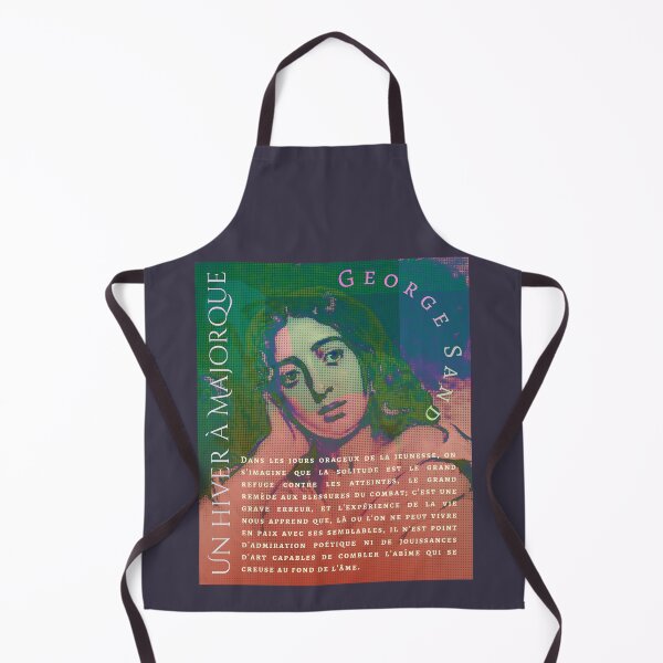Aperçu de l'œuvre Citation George Sand : Dans les jours orageux de la jeunesse, on s'imagine que la solitude est le grand refuge contre les atteintes, le grand remède aux blessures du combat; créée et vendue par artbleed.