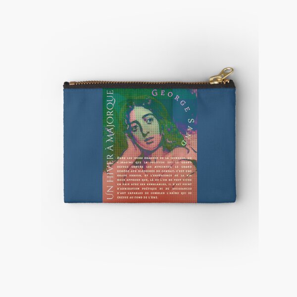 Item preview, George Sand quote: Dans les jours orageux de la jeunesse, on s'imagine que la solitude est le grand refuge contre les atteintes, le grand remède aux blessures du combat; designed and sold by artbleed.