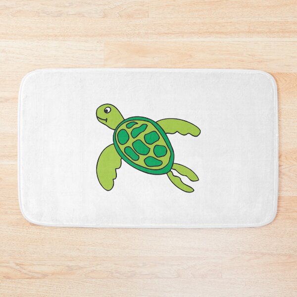 Item preview, Sea Turtle Darling Little Art Cute Green Tortoise designed and sold by CosmicCherryArt.