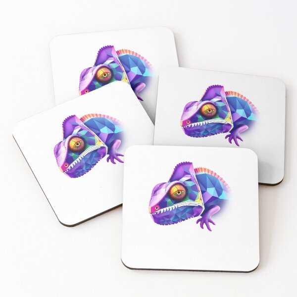 Item preview, Chameleon Geometric Low Poly - Modern Graphic Art  designed and sold by QuirkThreadsCo.