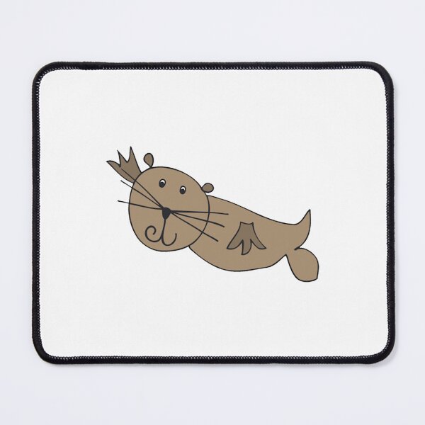 Item preview, Seal Darling Little Art Cute Brown Sea Lion designed and sold by CosmicCherryArt.