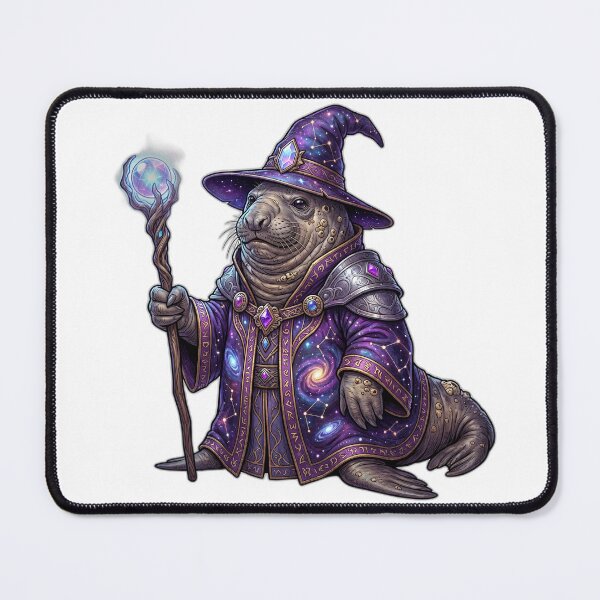 Item preview, Wizard Neil the Seal Fantasy RPG Magic designed and sold by ryanguas.