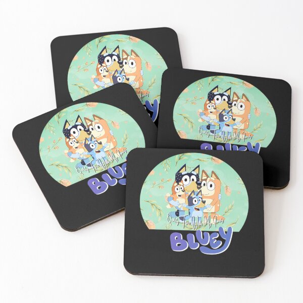 Item preview, TaCute Australian Blue Heeler Cartoon Dogs Quality Family Time Floral designed and sold by abdoMounaim.