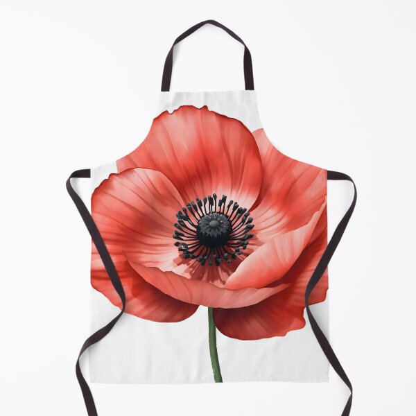 Artikelvorschau, Aquarellmalerei einer Anemone entworfen und verkauft von RawNaturePrints.