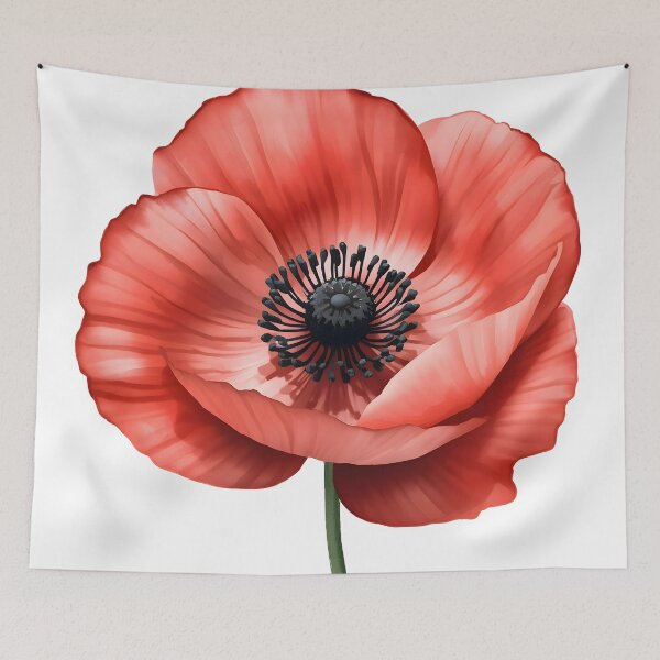 Item preview, Anemone Flower Watercolor Painting designed and sold by RawNaturePrints.