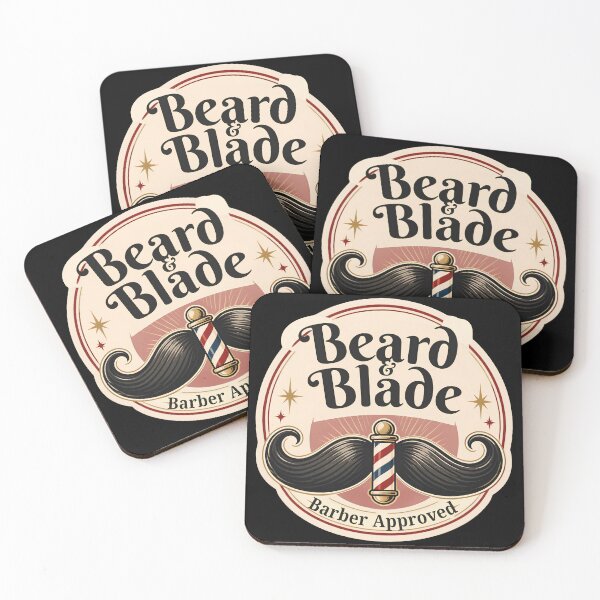 Item preview, Beard and Blade Barber Approved Vintage Emblem designed and sold by Barber MD Culture.