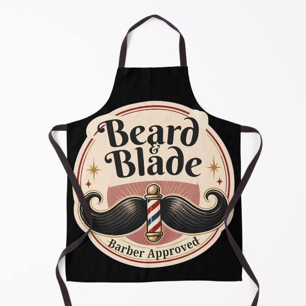 Item preview, Beard and Blade Barber Approved Vintage Emblem designed and sold by Barber MD Culture.